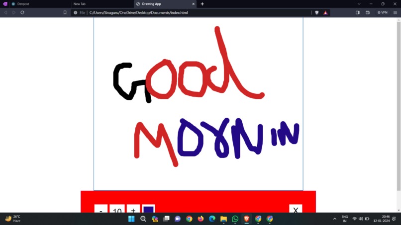 children drawing board – screenshot 2