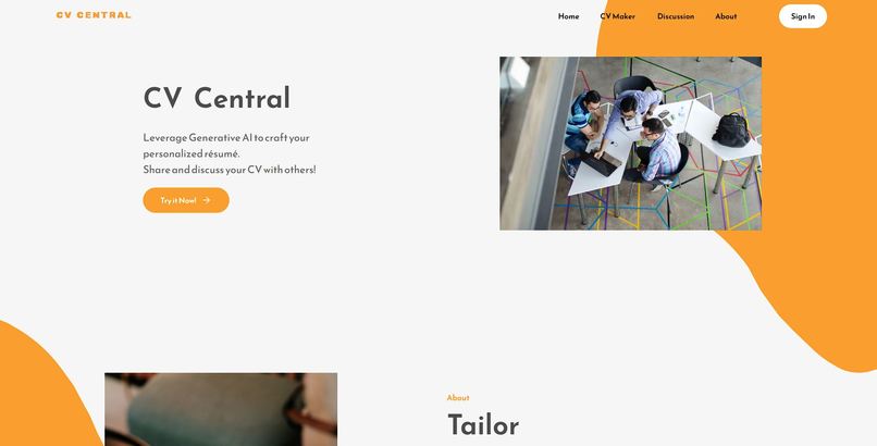 CV Central – screenshot 1