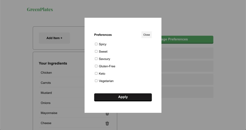 GreenPlates – screenshot 3
