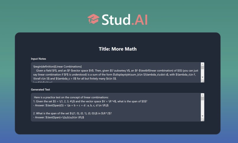 Stud.AI – screenshot 5