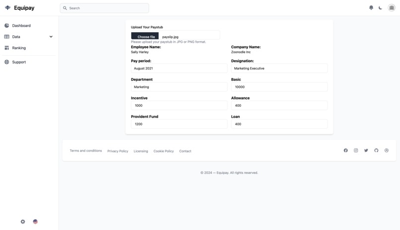 Equipay – screenshot 1