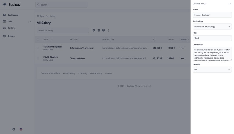 Equipay – screenshot 5