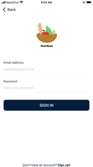 NutriScan – screenshot 2
