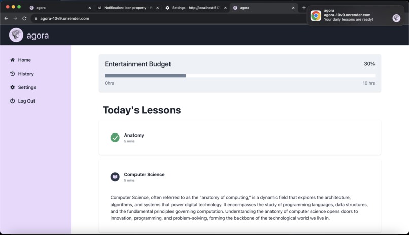 agora – screenshot 2