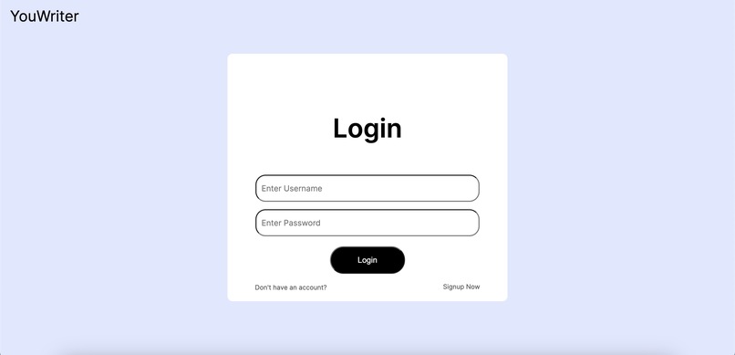 YouWriter – screenshot 1