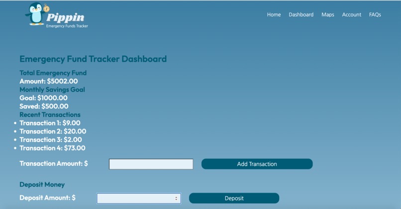 Pippin: The Emergency Fund Tracker – screenshot 3