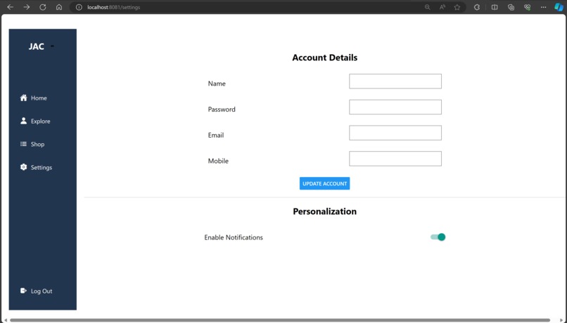Jac (of all trades) – screenshot 1