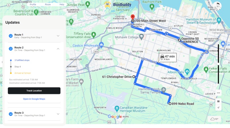 Bus Buddy: Route Optimizer – screenshot 2
