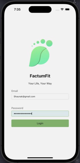 FactumFit – screenshot 1