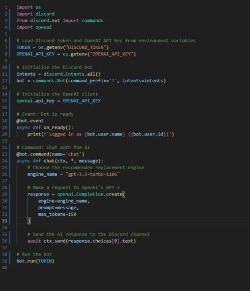 discord bot/ chat ai – screenshot 1