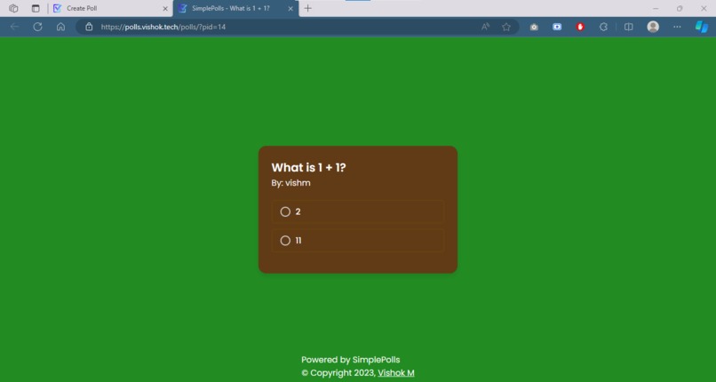 SimplePolls – screenshot 4