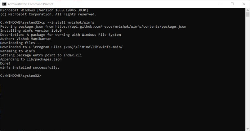 climine – screenshot 2