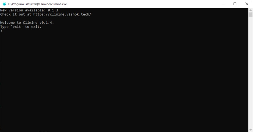 climine – screenshot 1