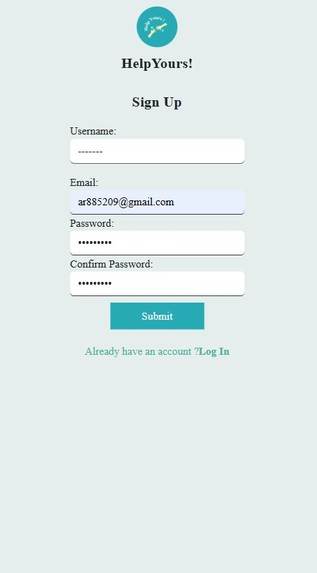 HelpYours – screenshot 4