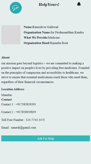 HelpYours – screenshot 10