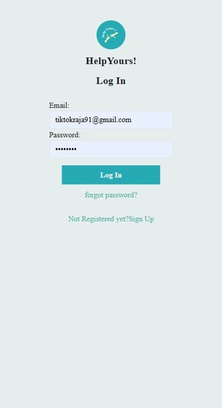 HelpYours – screenshot 3
