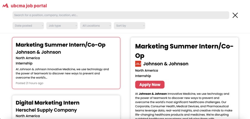 Marketing Job Portal – screenshot 2