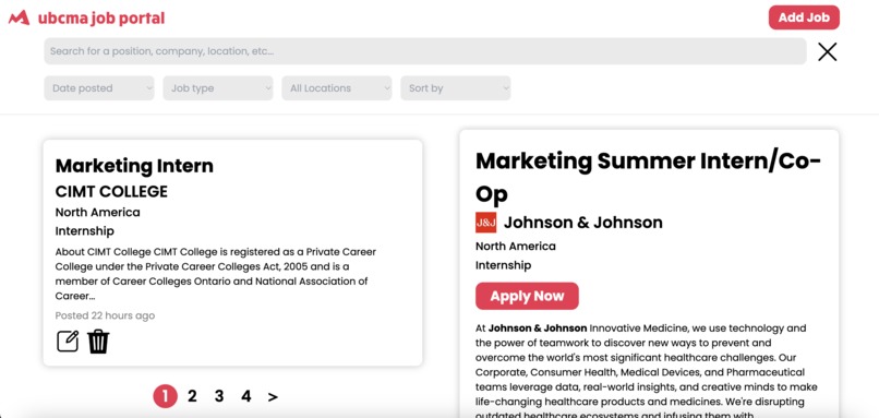 Marketing Job Portal – screenshot 3