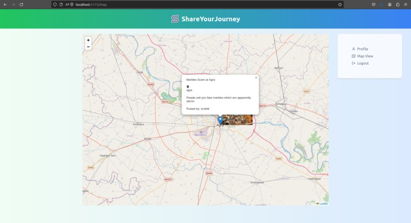 Share Your Journey  – screenshot 5