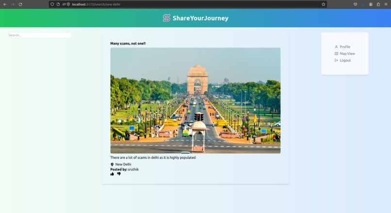 Share Your Journey  – screenshot 2