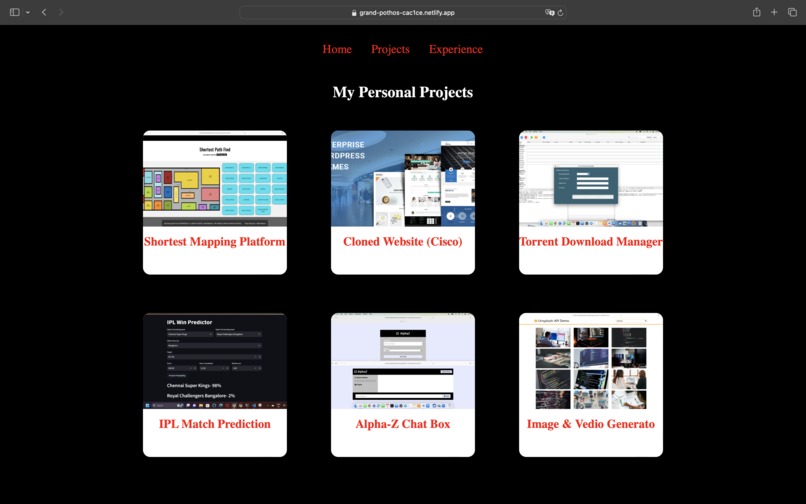 Carrer Portfolio – screenshot 3
