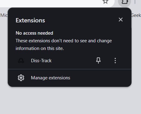 Diss-Track – screenshot 1