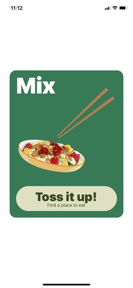 Mix: The Ultimate Food Choice App for Individuals and Group – screenshot 1