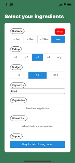 Mix: The Ultimate Food Choice App for Individuals and Group – screenshot 2