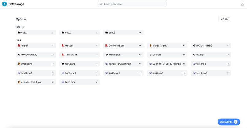 DC Storage – screenshot 1
