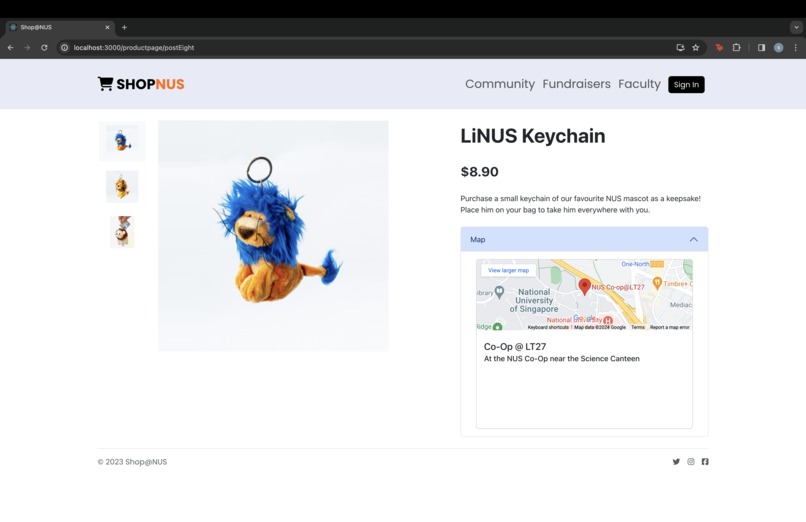 Shop@NUS – screenshot 3