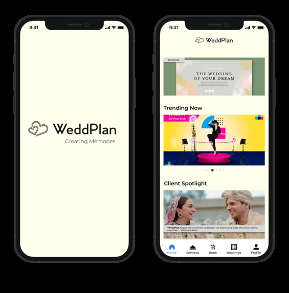 WeddPlan React Native Application – screenshot 1