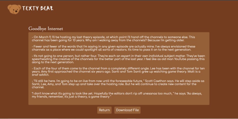 Texty Bear – screenshot 4