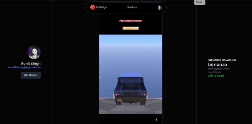 DashGigs – screenshot 3