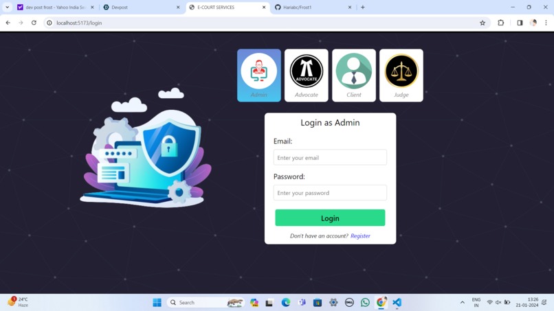 Pre-Trial Conference  – screenshot 1