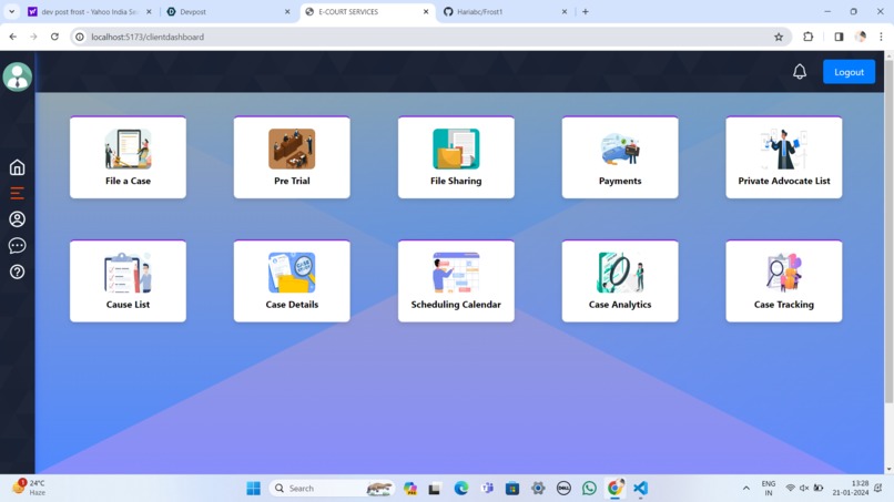 Pre-Trial Conference  – screenshot 2