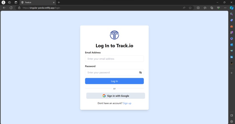 Track.io – screenshot 1