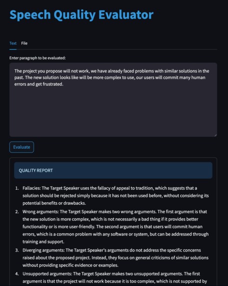 Speech Quality Evaluator – screenshot 2