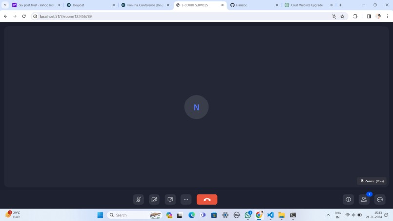 Pre-Trial Conference  – screenshot 6