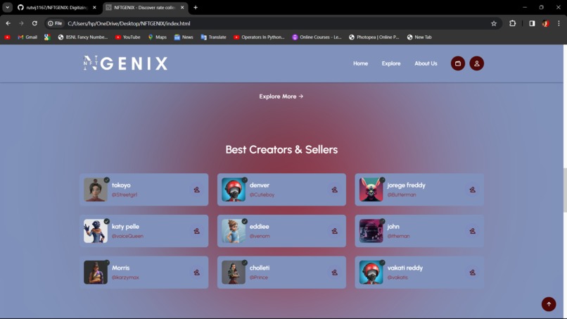 NFTGENIX – screenshot 5