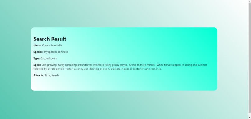 ARBOSPECS – screenshot 1