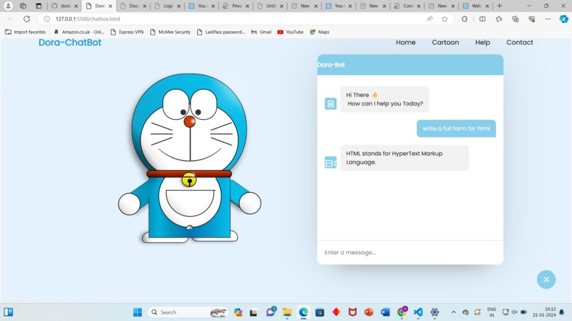 Dora-ChatBot – screenshot 1