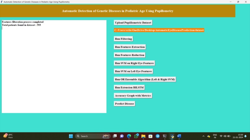 Automatic eye disease detection – screenshot 2