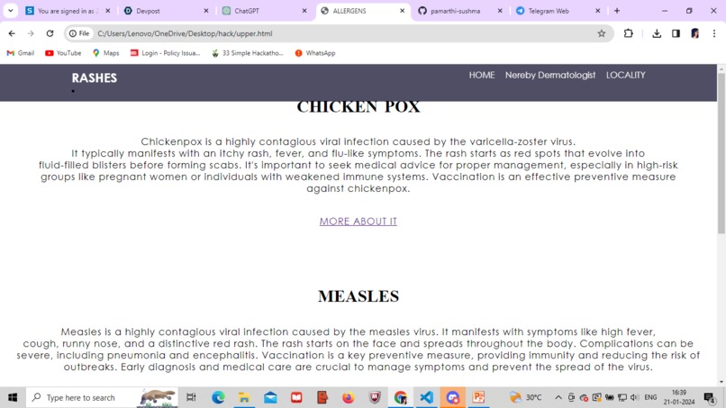 ALLERGENS – screenshot 3