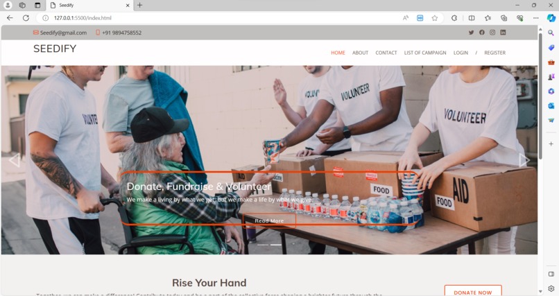 Seedify - Help, Donate & Fundrise  – screenshot 2