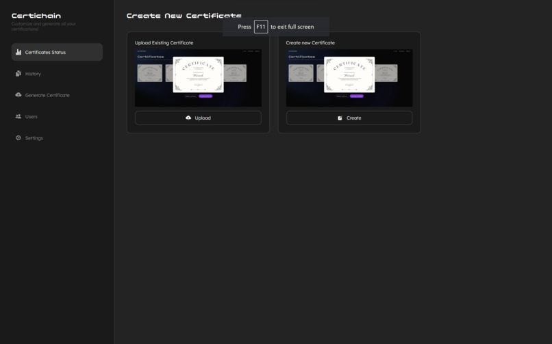 CertChain – screenshot 3