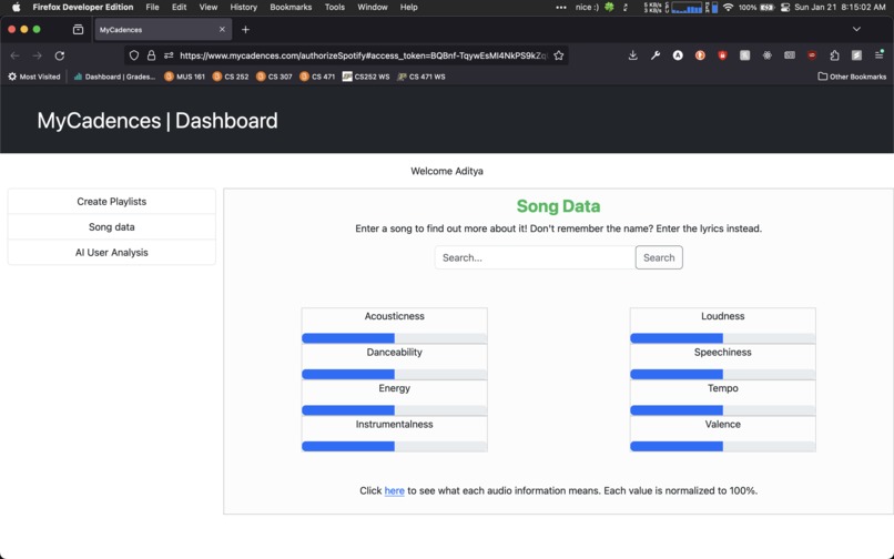 MyCadences – screenshot 3
