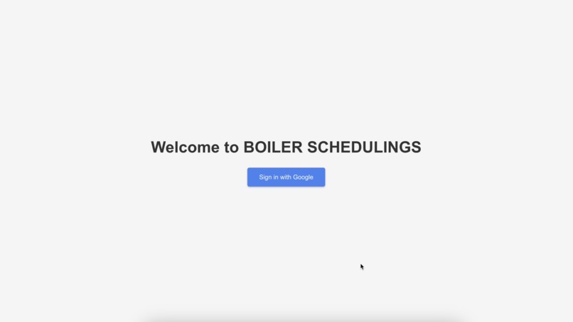 Purdue Schedulings – screenshot 1