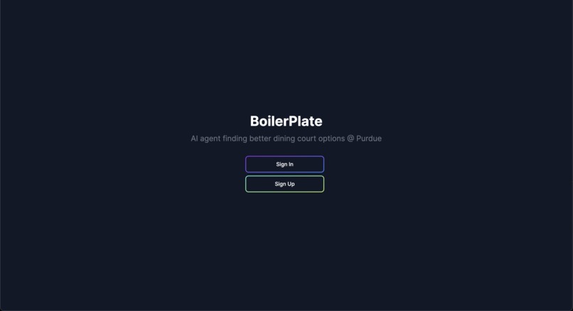 BoilerPlate – screenshot 1