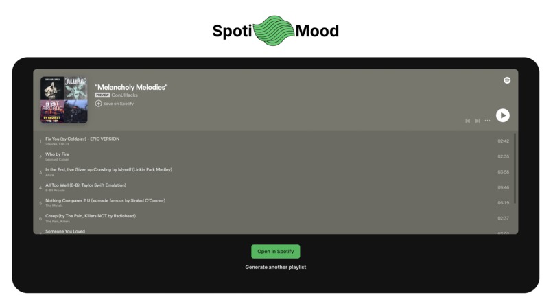 Spotimood – screenshot 2