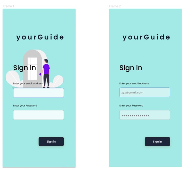 yourGuide – screenshot 1